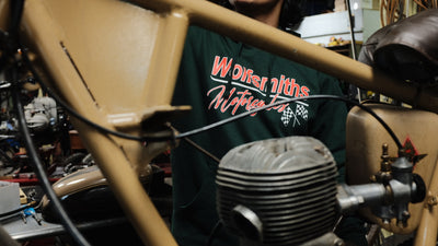 Green Moto Flag Hoodie