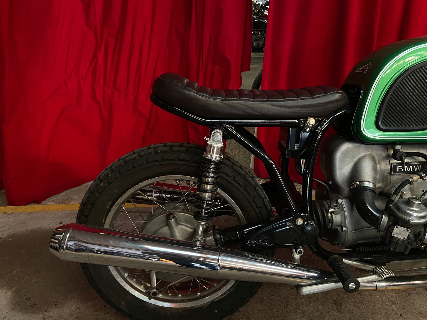 1975 Minz Green Bmw R90/6 Custom