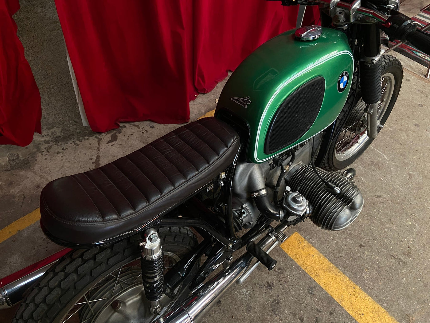 1975 Minz Green Bmw R90/6 Custom
