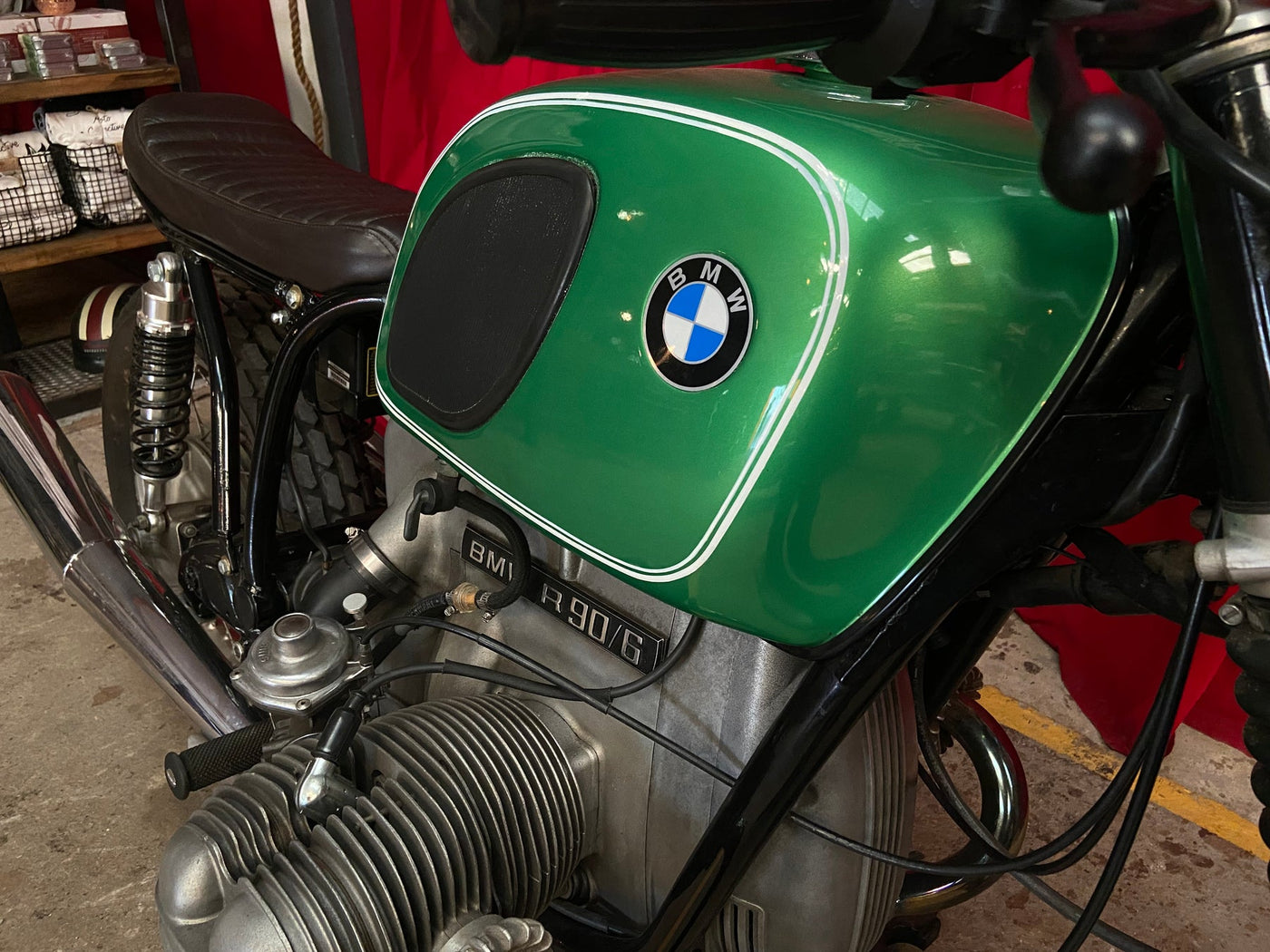 1975 Minz Green Bmw R90/6 Custom