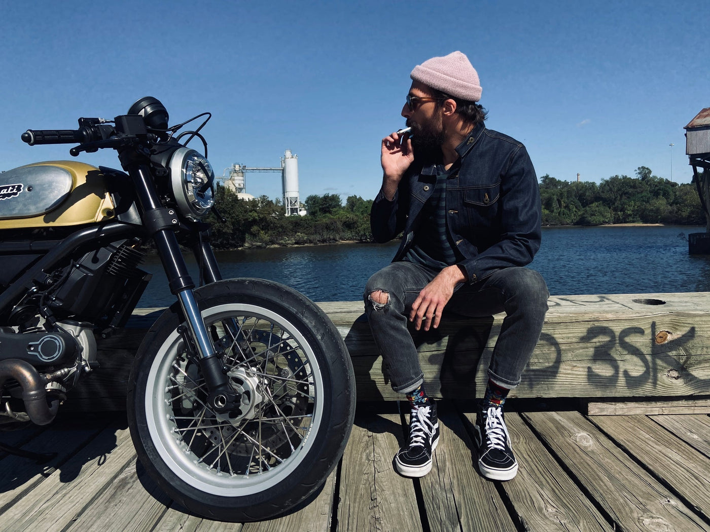 Selvedge Denim Rider Jacket - Ginew